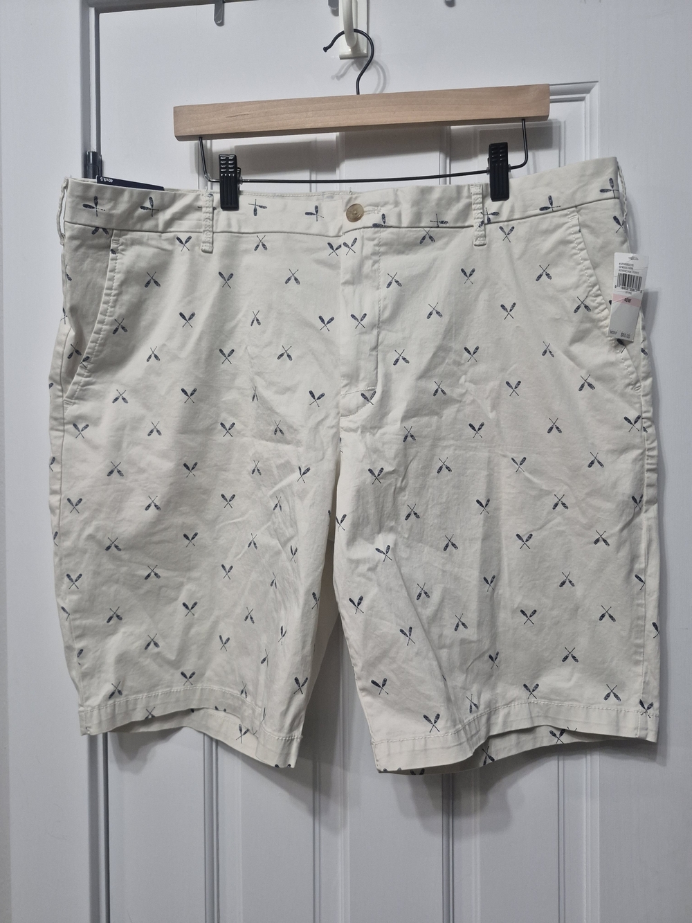 Men's Printed Cotton Chino Shorts